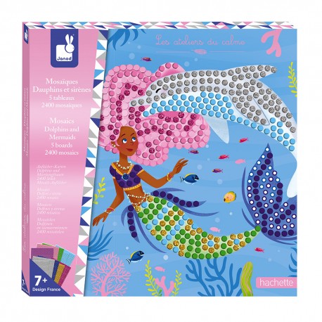 Kit créatif Mosaïques Dauphins & Sirènes