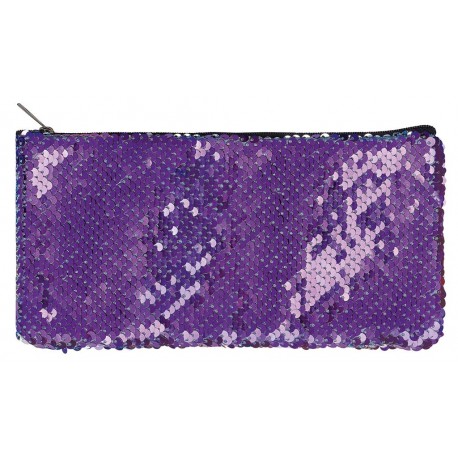 Trousse avec strass réversible