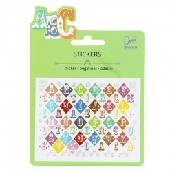 Mini stickers Lettres saloon Djeco