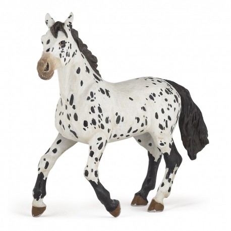 Figurine Jument Appaloosa noir Papo