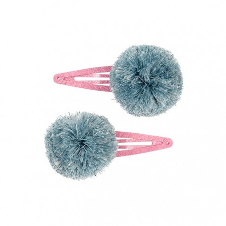 2 haarspeldjes Lia pompom