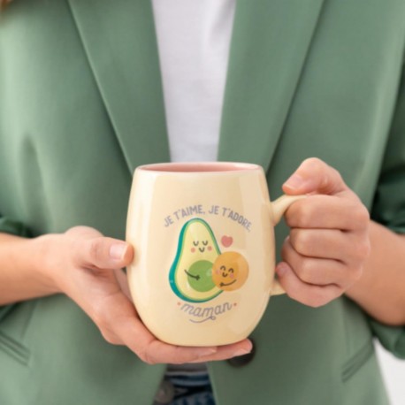 Mug "je t'aime, je t'adore maman"