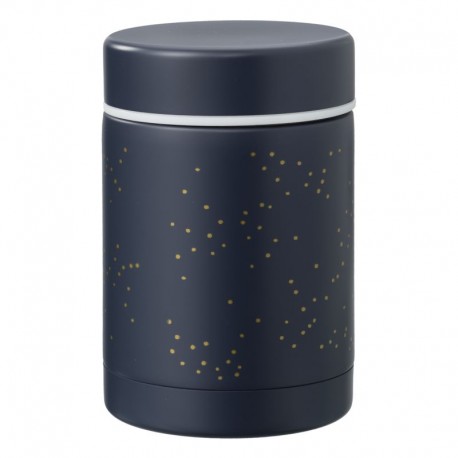 Thermos voedselcontainter - Indigo dots