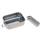 Inox brooddoos met bamboe deksel Adventure