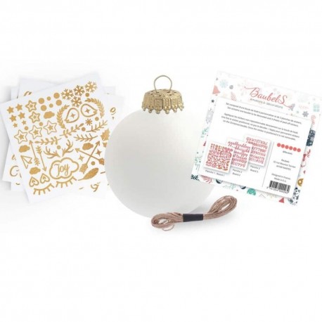 Maak je kerstbal - DIY kit stickers