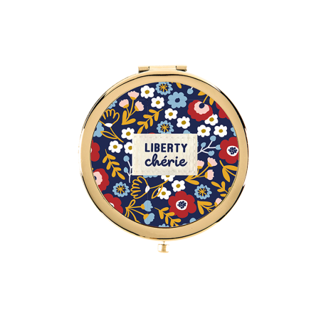 Miroir de poche "Liberty chérie"