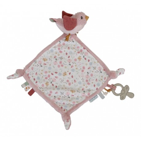 Knuffeldoek vogel Flowers & Butterflies Little Dutch