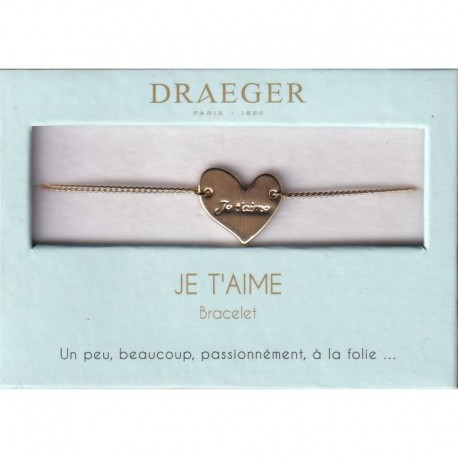 Bracelet coeur "Je t'aime"