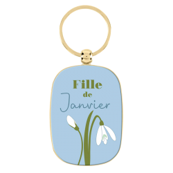 Porte-clef "Fille de janvier"