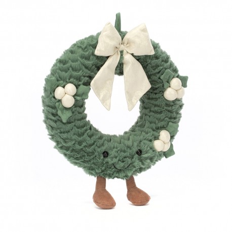 Couronne de Noël petite Jellycat (27 cm)