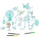 Color, Assemble, Play DIY Fairy world