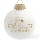 Kerstbal "Ma soeur d'amour"