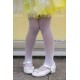 Witte panty met strass (3-8 jaar)