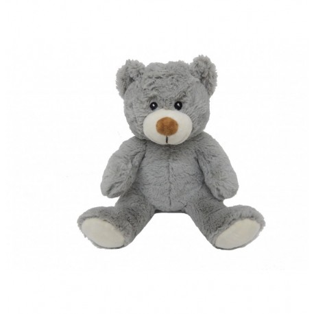 Bouillotte peluche Ours gris