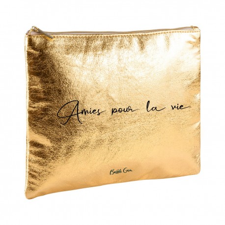 Gouden zakje "Amies pour la vie"