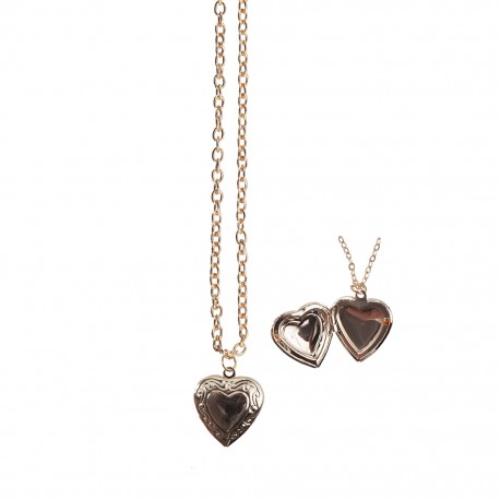 Hart medaillon ketting