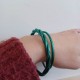 Boeddhistische armband fuchsia