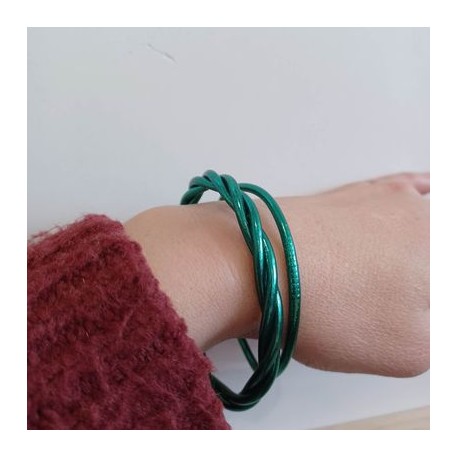 Boeddhistische armband groen dun