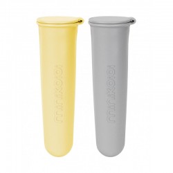 Set de 2 moules à glace en silicone - jaune