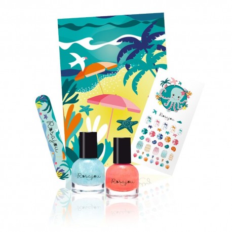 Coffret jolis ongles été Corail X Fée Rosajou