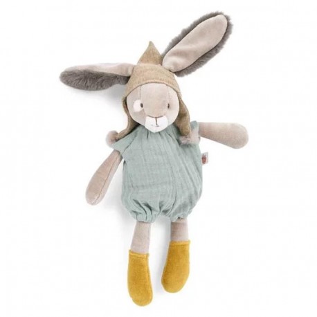 Petit lapin sauge Moulin Roty (32 cm)