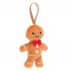 Gingerbread Fred Christmas Decoration Jellycat