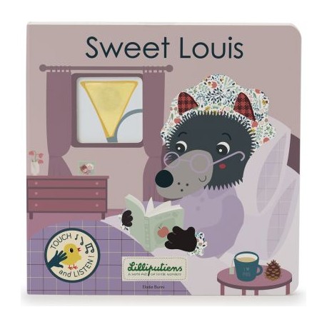 Livre tactile et sonore "Sweet Louis"