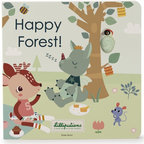 Voelboek met geluiden "Happy Forest"