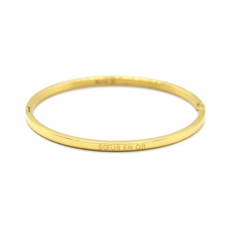 Armband goud "Soeur en or"