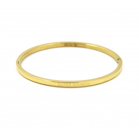 Armband goud "Super maman"