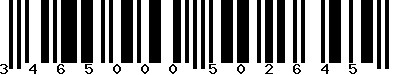 EAN : 3465000502645