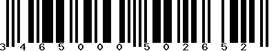 EAN : 3465000502652