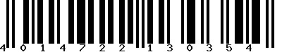 EAN : 4014722130354
