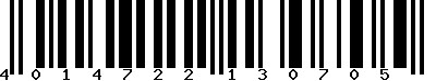 EAN : 4014722130705