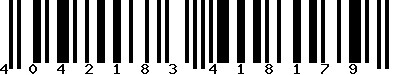 EAN : 4042183418179