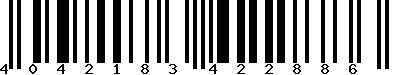 EAN : 4042183422886