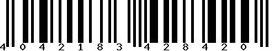 EAN : 4042183428420