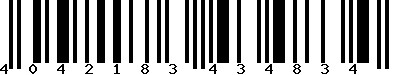 EAN : 4042183434834