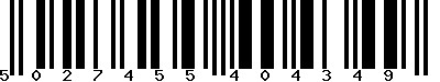 EAN : 5027455404349