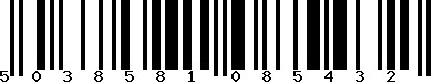 EAN : 5038581085432