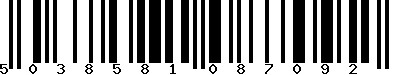 EAN : 5038581087092