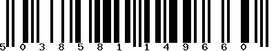 EAN : 5038581149660