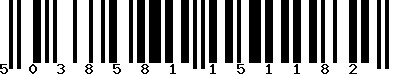 EAN : 5038581151182