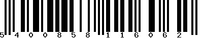 EAN : 5400858116062