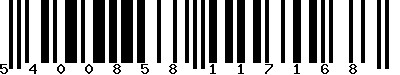 EAN : 5400858117168