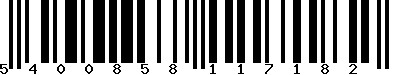 EAN : 5400858117182