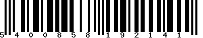 EAN : 5400858192141