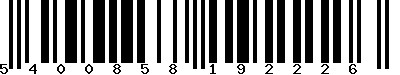 EAN : 5400858192226