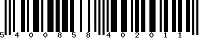 EAN : 5400858402011