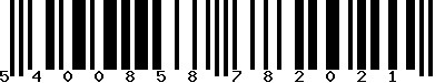 EAN : 5400858782021